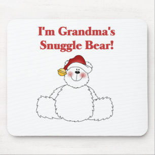 Grandma's Snuggle Bear Tshirts and Gifts Mouse Pad