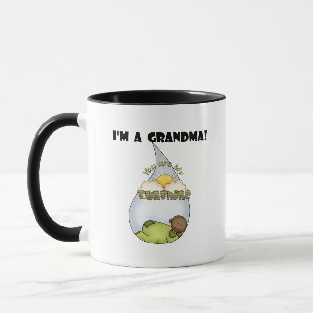 Grandma's Sunshine-African American Boy Mug (Left)