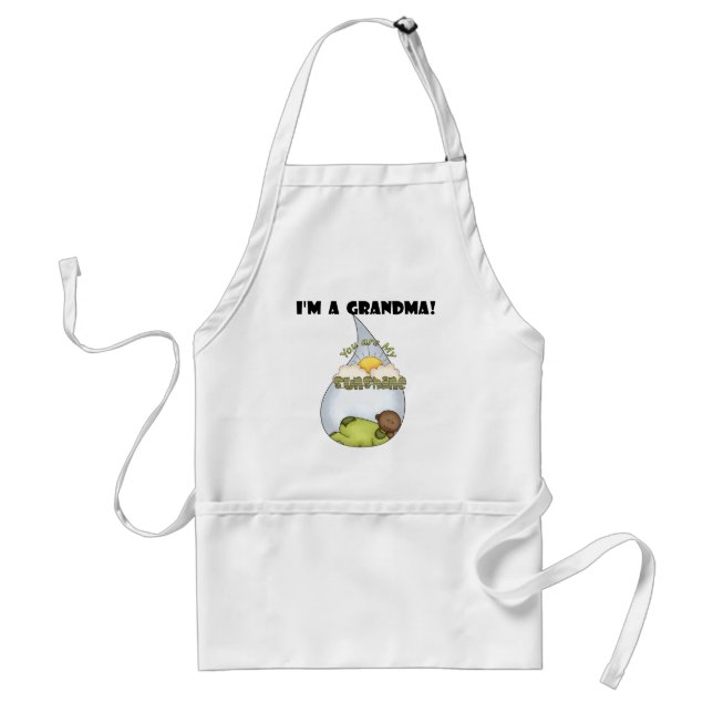 Grandma's Sunshine-African American Boy Standard Apron (Front)