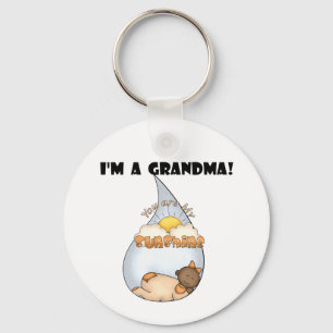 Grandma's Sunshine-African American Girl Key Ring