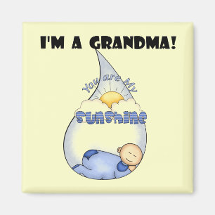 Grandma's Sunshine-Boy T-shirts and Gifts Magnet