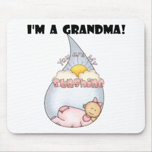 Grandma's Sunshine - Girl Tshirts and Gifts Mouse Pad