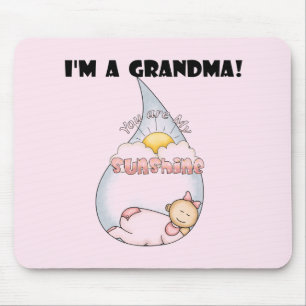Grandma's Sunshine - Girl Tshirts and Gifts Mouse Pad