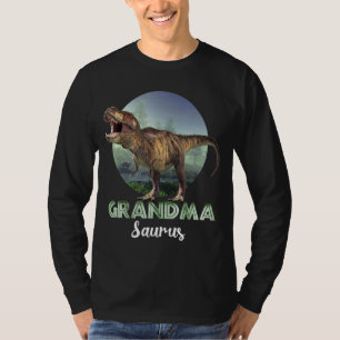 Grandmasaurus Dinosaur Grandmasaurus Family Matchi T-Shirt