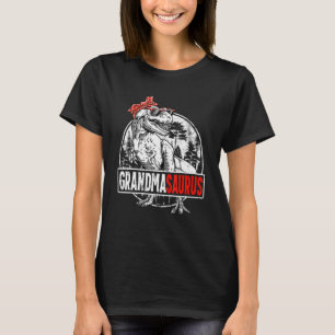 Grandmasaurus Rex Dinosaurs Bandanna Saurus Family T-Shirt