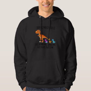 Grandmasaurus T Rex Dinosaur Grandma Saurus Mother Hoodie