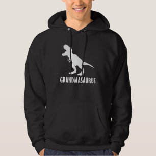 Grandmasaurus T Rex Dinosaur Grandma Saurus Mother Hoodie