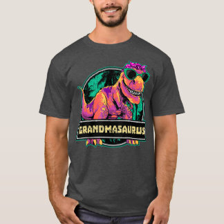 Grandmasaurus T rex Grandma Saurus Dinosaur T-Shirt