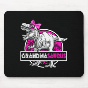 Grandmasaurus T-rex Matching Funny Grandma Saurus  Mouse Pad