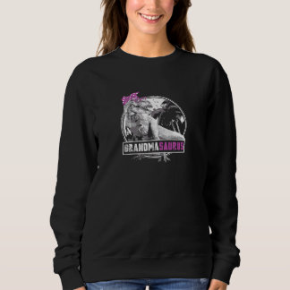 Grandmasaurus Womenfor Grandma Of 3 Sweatshirt
