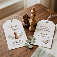 Grandmaster Chess First Birthday Thank You Favour