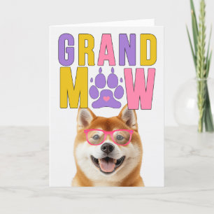 GrandMAW Akita Dog GrandDOG Grandparents Day Holiday Card