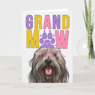 GrandMAW Bergamasco GrandDOG Grandparents Day Holiday Card