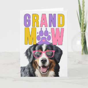 GrandMAW Bernese Mountain Dog Grandparents Day Holiday Card