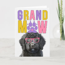 GrandMAW Black Doodle Dog Funny Grandparents Day