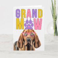GrandMAW Bloodhound Dog Funny Grandparents Day