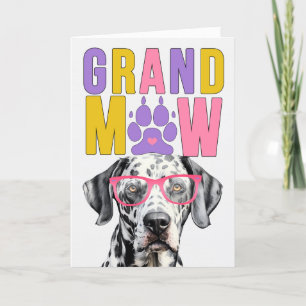 GrandMAW Dalmatian GrandDOG Grandparents Day Holiday Card