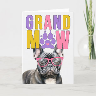GrandMAW Frenchie GrandDOG Grandparents Day Holiday Card