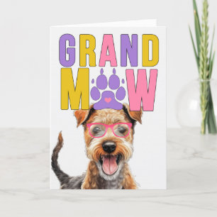 GrandMAW Lakeland Terrier Funny Grandparents Day Holiday Card