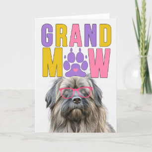 GrandMAW Pyrenean Shepherd Funny Grandparents Day Holiday Card