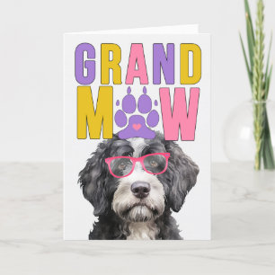 GrandMAW Water Dog Funny Grandparents Day Holiday Card