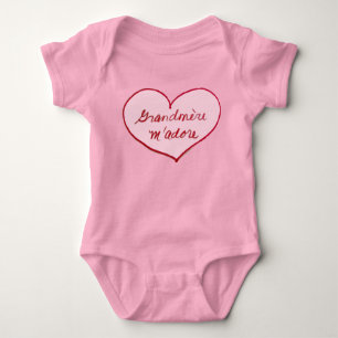 Grandmere adore (Grandma Loves Me) Baby Bodysuit