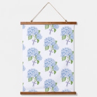 Grandmillenial floral hydrangea bow blue preppy 