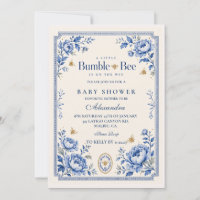 Grandmillennial Bumble Bee Baby Shower