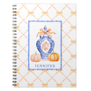 Grandmillennial Chinoiserie Ginger Jar Notebook
