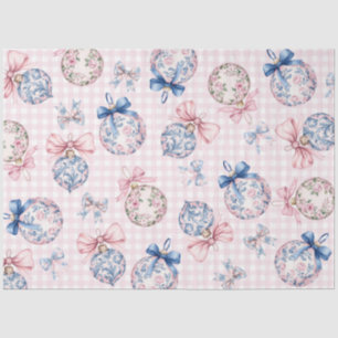 Grandmillennial   Christmas Ornaments Tissue Paper