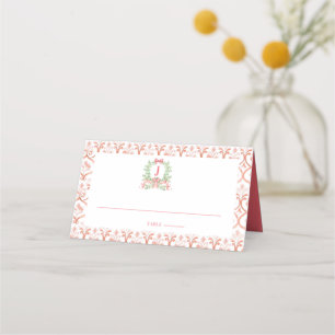 Grandmillennial Christmas Place Card