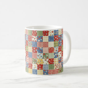 Grandmillennial Floral Pattern Coffee Mug