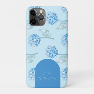 Grandmillennial Painterly Hydrangea Customisable iPhone 11 Pro Case