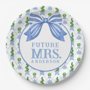 Grandmillennial Topiary Future Mrs Paper Plate