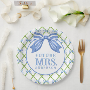 Grandmillennial Topiary Future Mrs Paper Plate