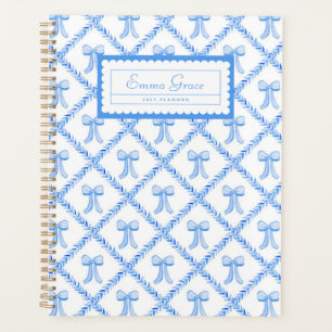 Grandmillennial Trellis Bows Planner