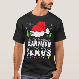 Grandmom Claus  Family Matching Grandmom Claus Paj T-Shirt