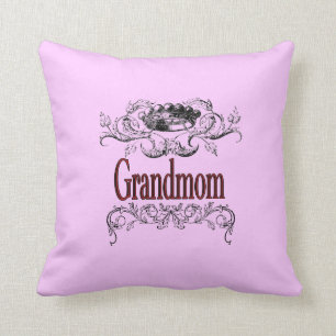 Grandmom Heraldic Design Cushion