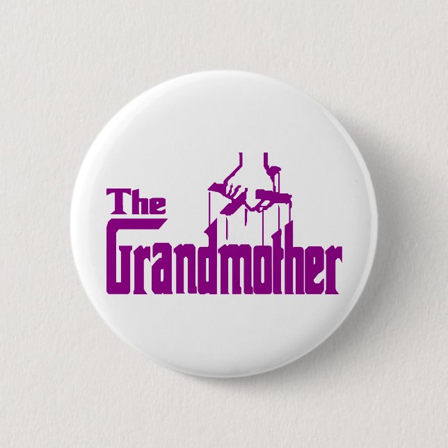 Grandmother 6 Cm Round Badge (Front)