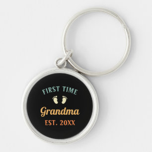 Grandmother Abuela Nonna Grammy First Time Grandma Key Ring