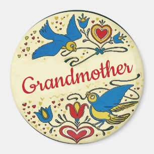 Grandmother, add edit text,  magnet