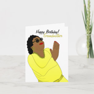 Grandmother African American Happy Birthday! Card