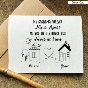 Grandmother and Grand Daughter Love Birthday Card