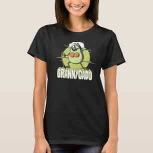Grandmother Avocado Grandmom  Grandparent Granny T-Shirt