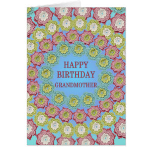 Grandmother Birthday Crochet Flowers