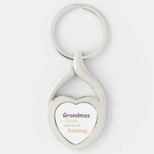 Grandmother Cupcakes Mother's Day Key Ring