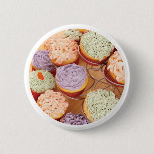 Grandmother Cupcakes Mother's Day, Round Gift 6 Cm Round Badge