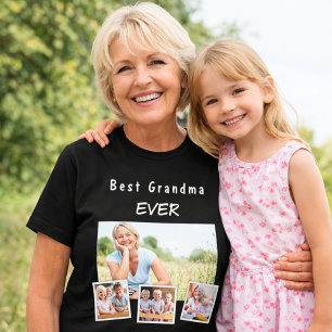 Grandmother grandma family photo collage T-Shirt