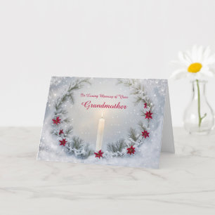 Grandmother Grandma Remembrance Memorial Christmas Card