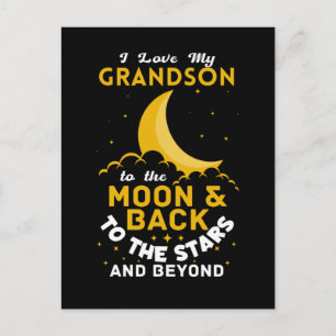 Grandmother Love Grandson Postcard